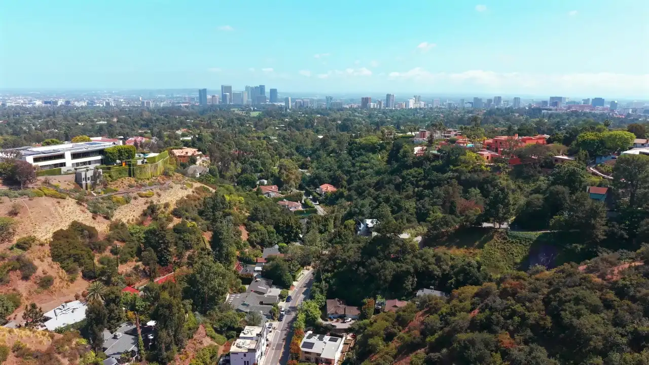 Frame from the Beverly Glen listing film