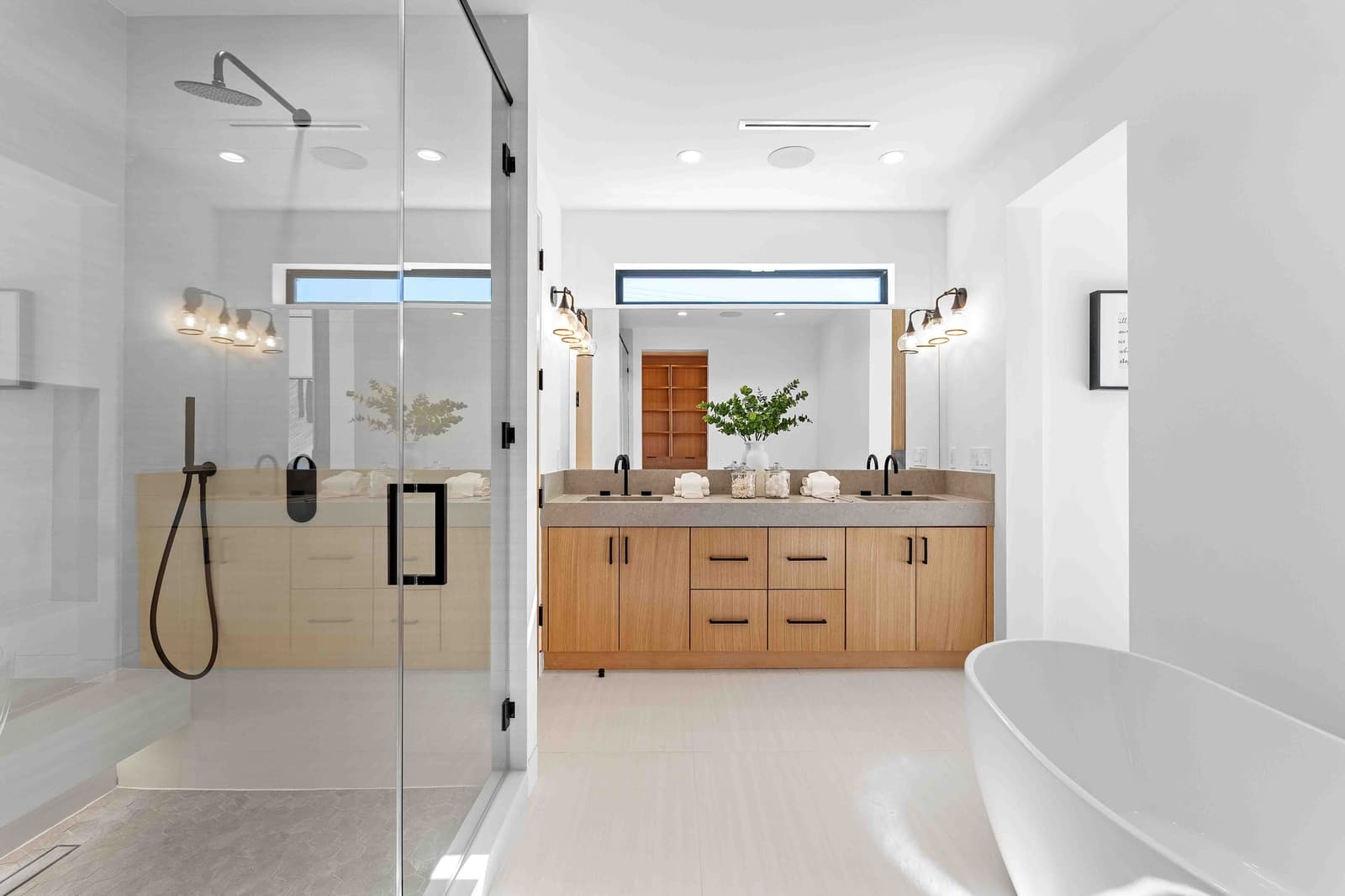 Editorial interior detail photograph with styled furnishings
