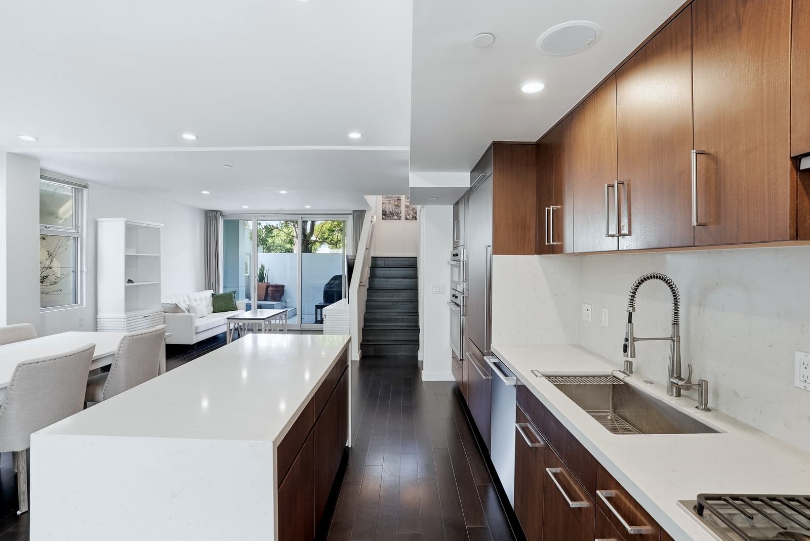 Modern kitchen in a Santa Monica listing
